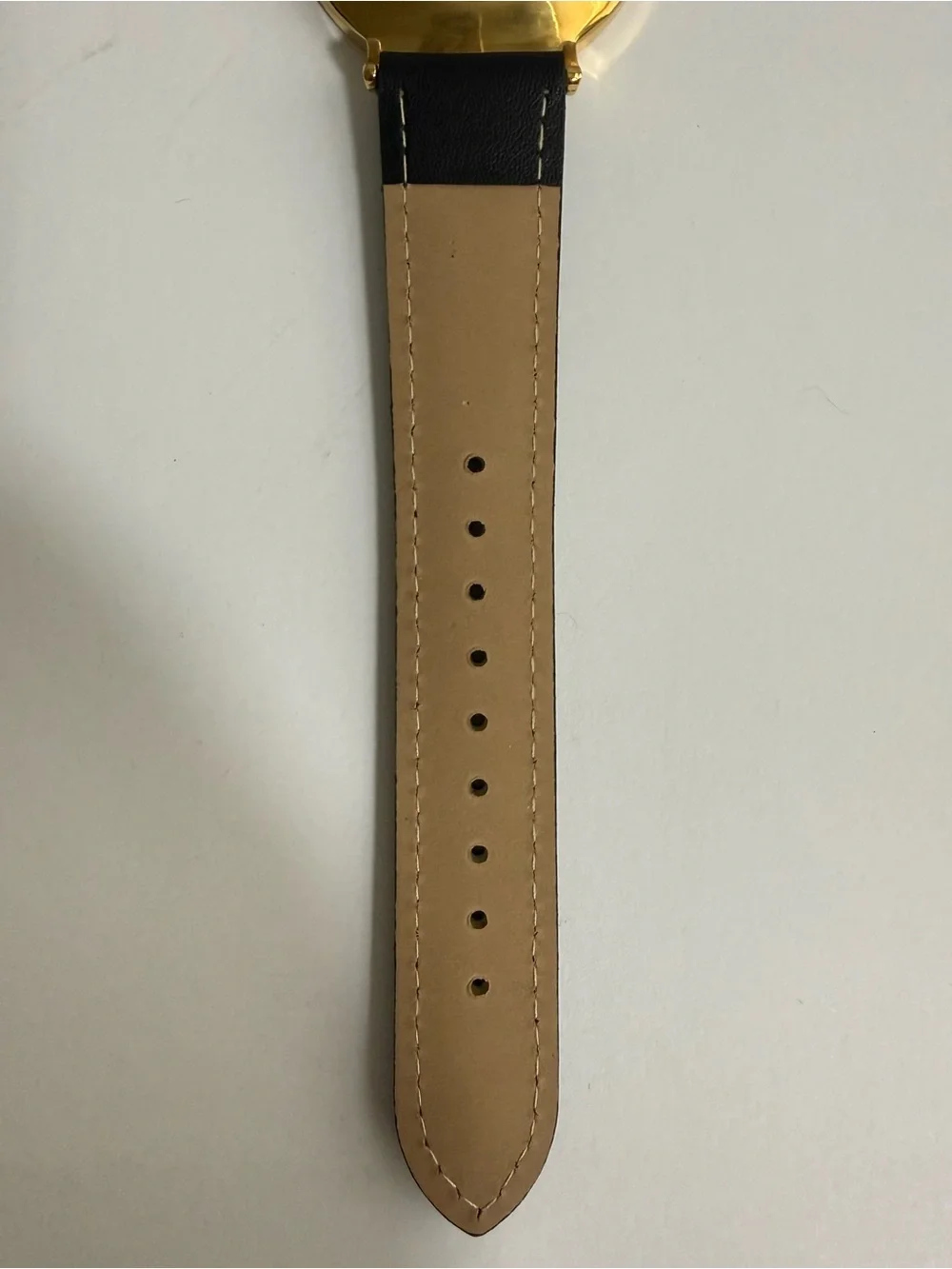 Harrods London Souvenir Watch Black Gold Tone HADS-003